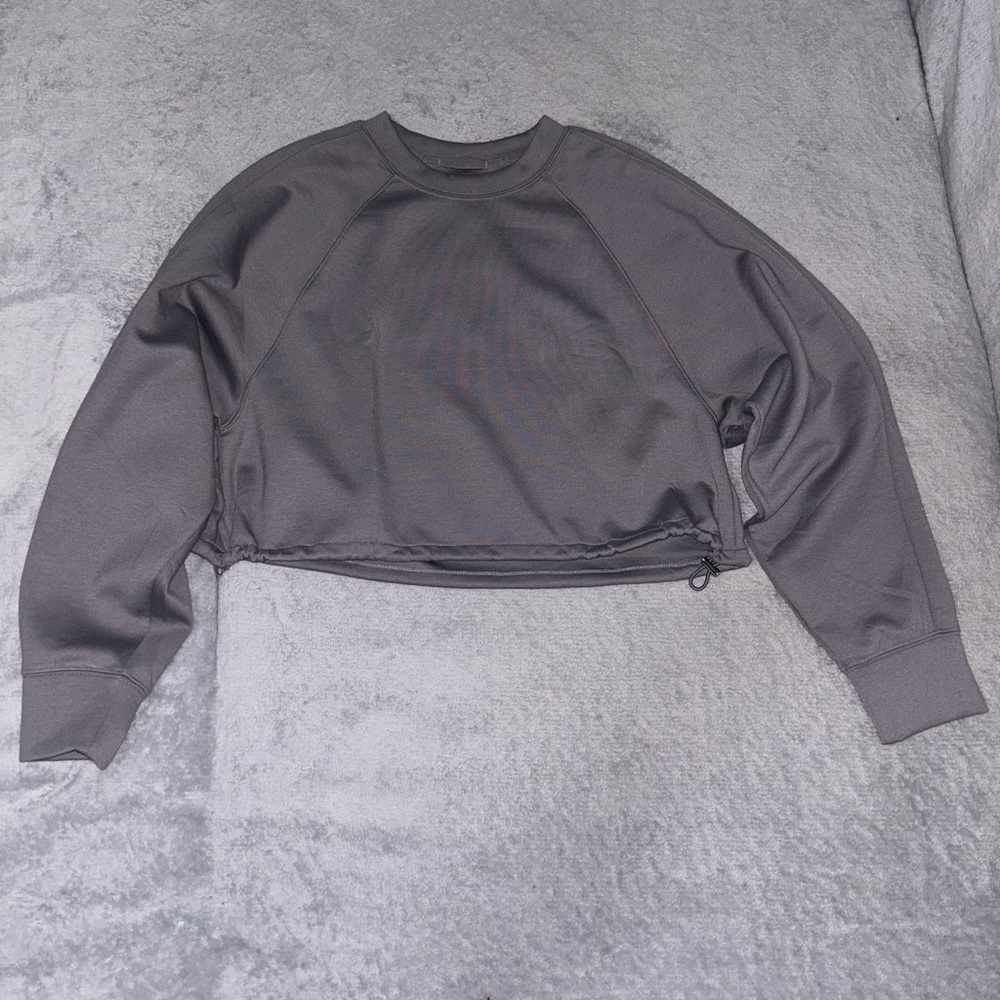 Charcoal Women's Cropped Sweatshirt